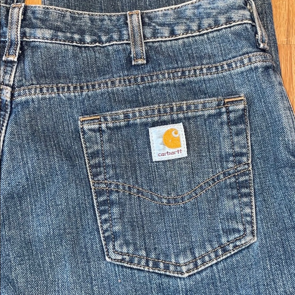 Carhartt flannel lined jeans. 10 x 30 - Picture 3 of 4